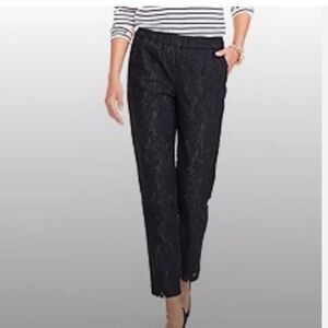 J Crew, Black Lace Pants